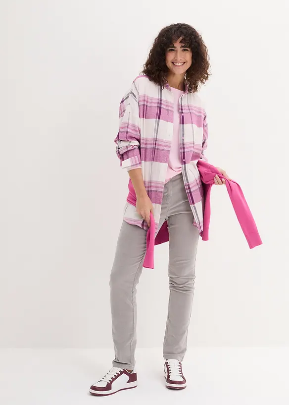 Chemisier en flanelle 100% coton, bonprix