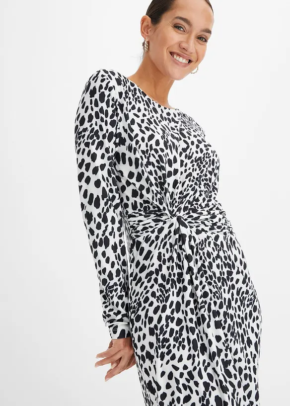 Robe à détail twisté, bonprix