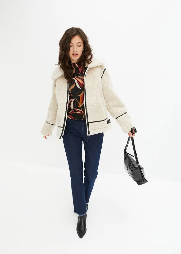 Veste en sherpa, bonprix