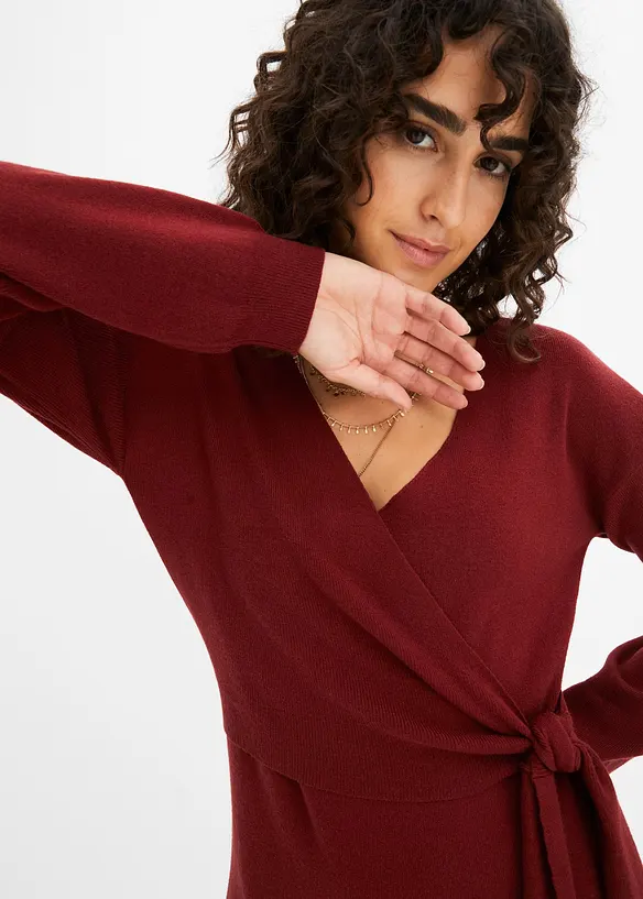 Robe en maille de viscose mélangée, bonprix