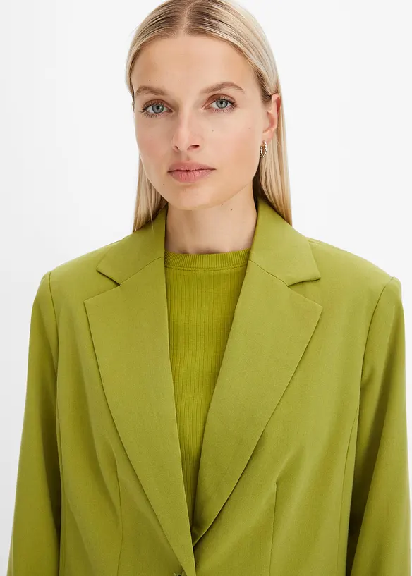 Blazer long en viscose mélangée, bonprix