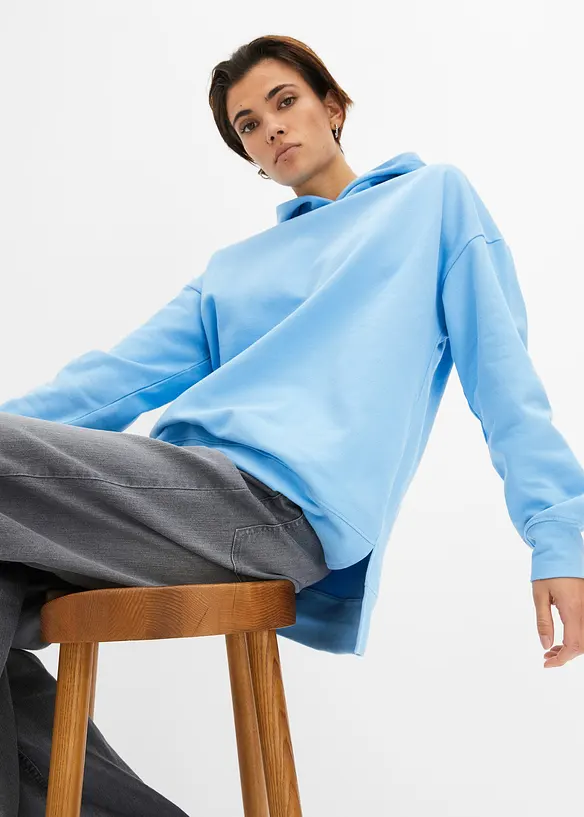 Sweat à capuche 100% coton, bonprix