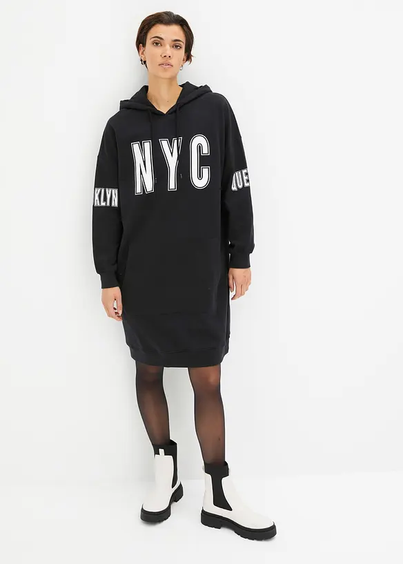 Robe en molleton 100% coton, bonprix