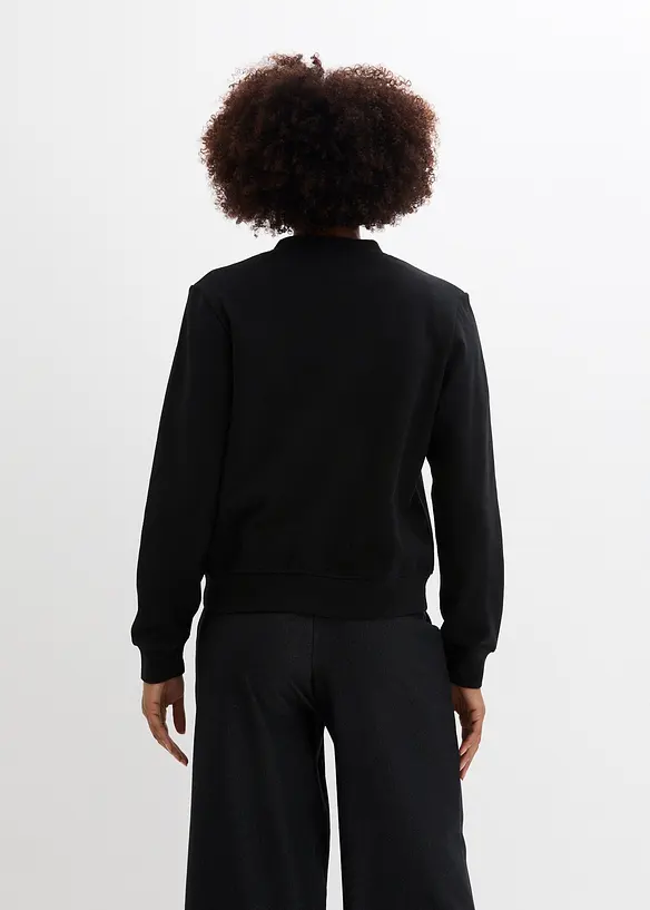 Blouson boutonné en molleton, bonprix