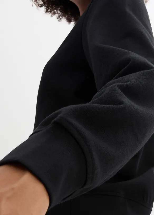 Blouson boutonné en molleton, bonprix