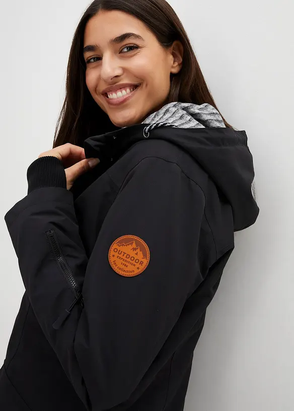 Parka mi-longue 3en1 avec poches pratiques, bonprix