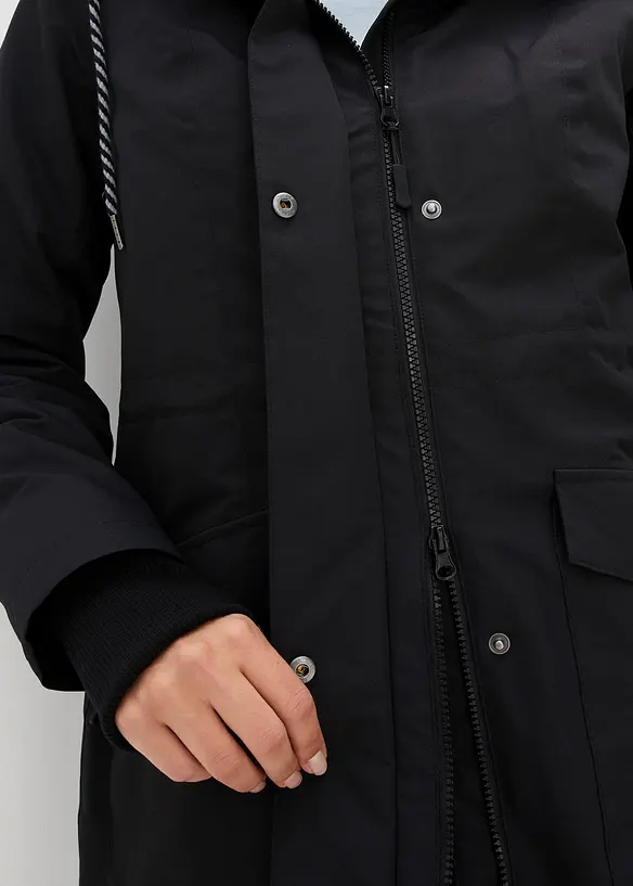 Parka mi-longue 3en1 avec poches pratiques, bonprix
