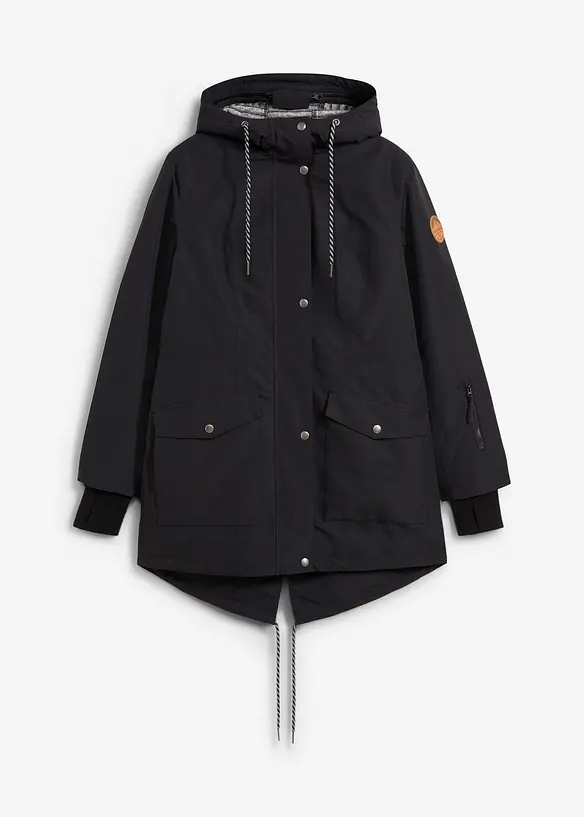 Parka mi-longue 3en1 avec poches pratiques, bonprix