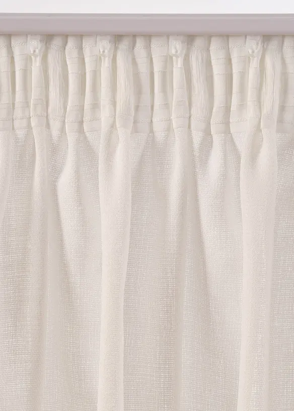 Rideau texturé avec un imprimé floral (1 pce), bonprix