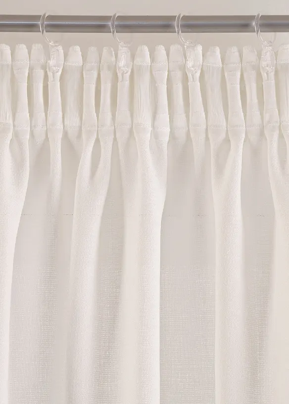 Rideau texturé avec un imprimé floral (1 pce), bonprix