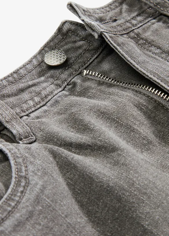 Jupe en jean fendue devant, bonprix