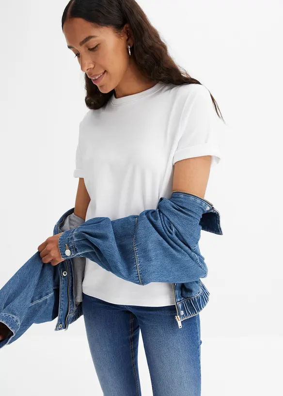 T-shirt en coton épais, bonprix