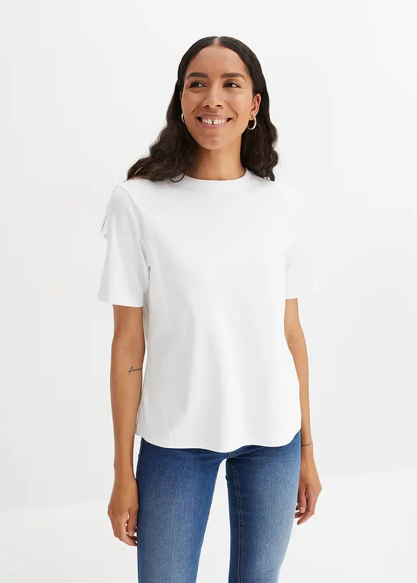 T-shirt en coton épais, bonprix
