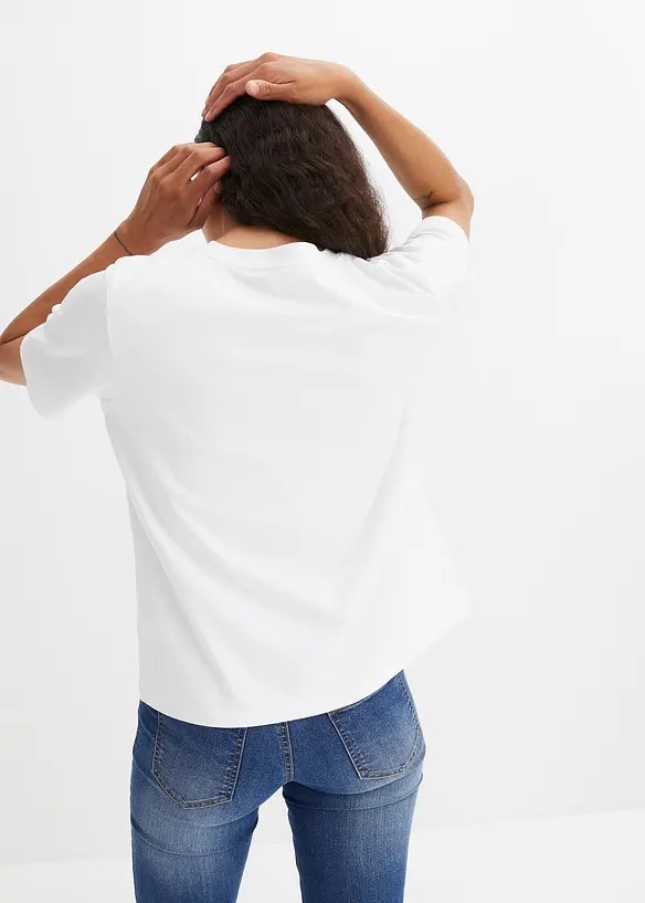 T-shirt en coton épais, bonprix