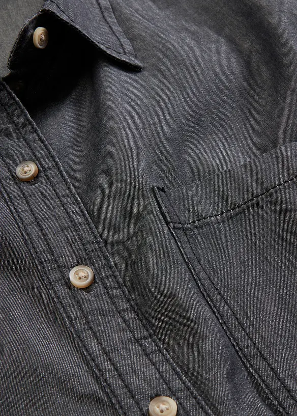 Chemise en jean oversize 100% coton, bonprix