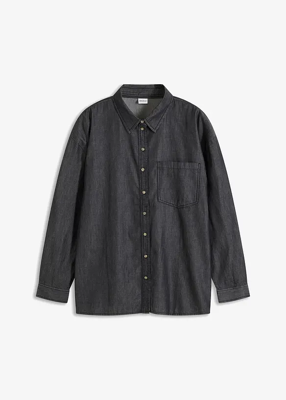 Chemise en jean oversize 100% coton, bonprix