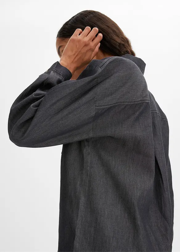 Chemise en jean oversize 100% coton, bonprix