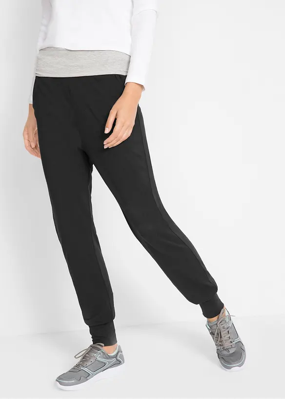 Pantalon jogger en coton extensible, bonprix