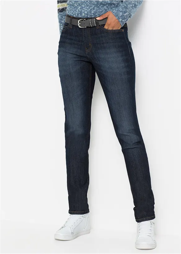 Jean Mom extensible, taille mi-haute, bonprix