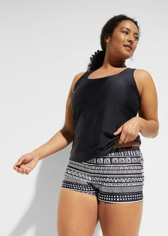 Tankini (ens. 3 pces) avec haut brassière, bonprix