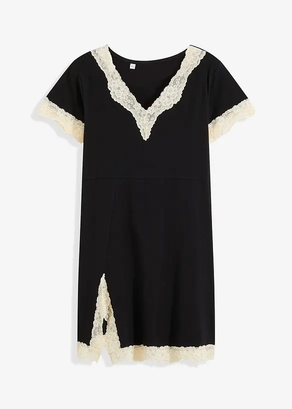 Chemise de nuit courte avec dentelle, bonprix