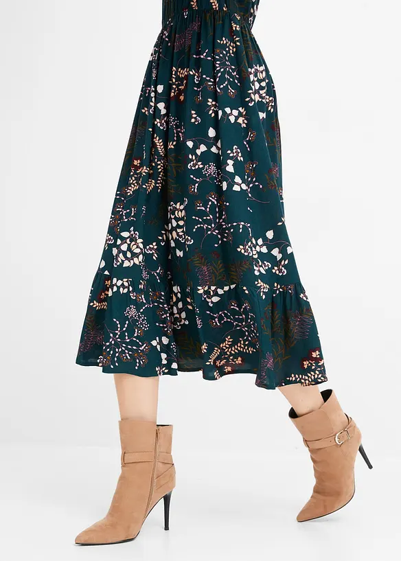 Robe midi 100% viscose, bonprix