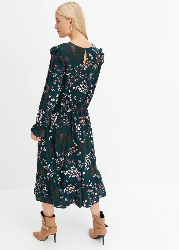 Robe midi 100% viscose, bonprix