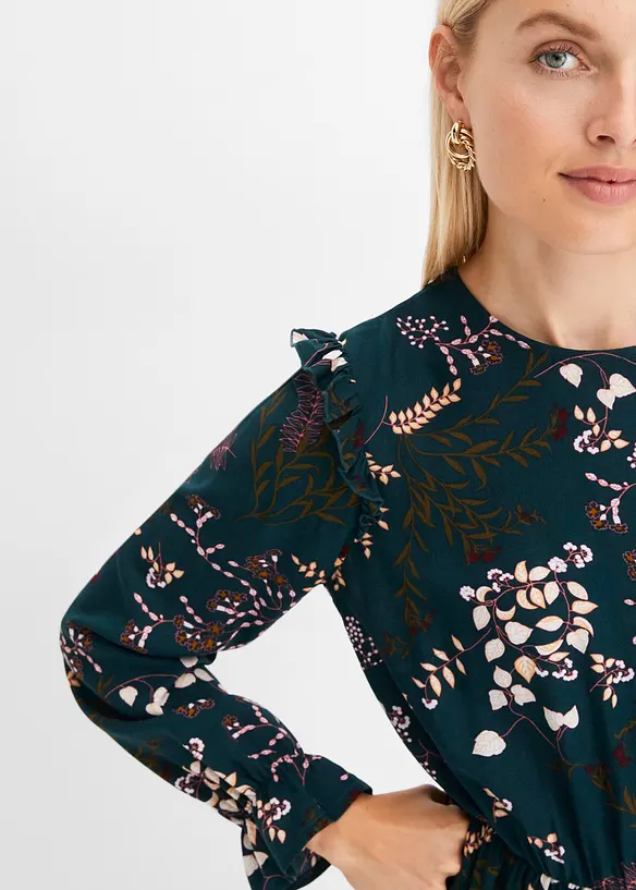 Robe midi 100% viscose, bonprix