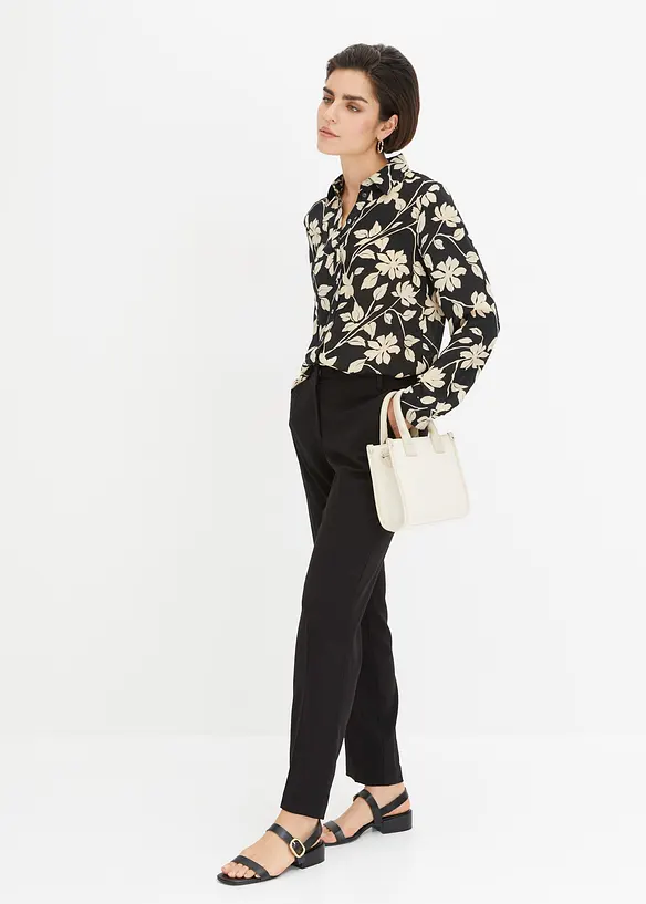 Chemisier imprimé en mousseline, bonprix