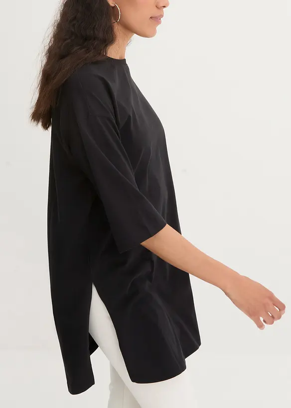 T-shirt long oversize 100% coton, bonprix