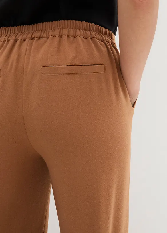 Pantalon large avec ceinture décorative, bonprix