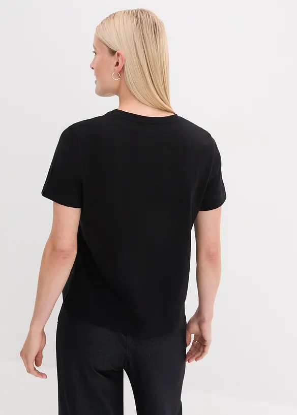 T-shirt avec imprim&eacute; brillant, bonprix