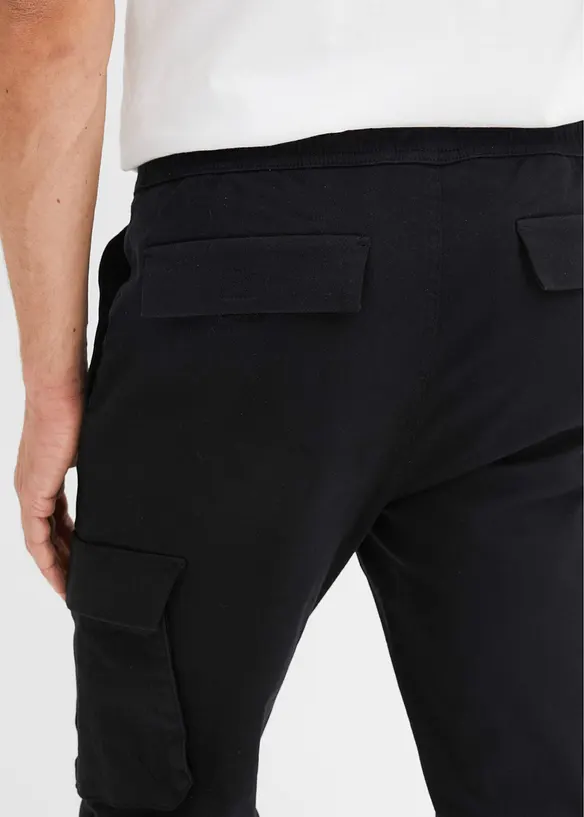 Pantalon jogger cargo droit, Regular, bonprix