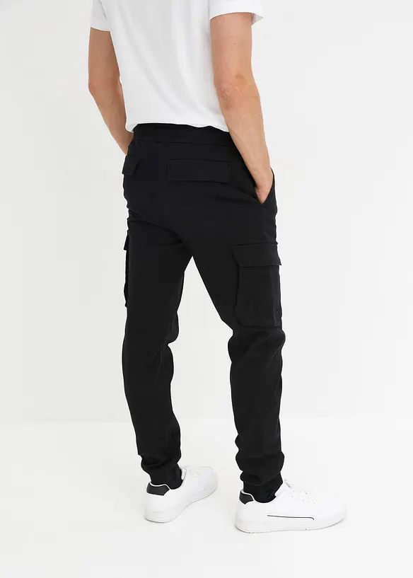 Pantalon jogger cargo droit, Regular, bonprix