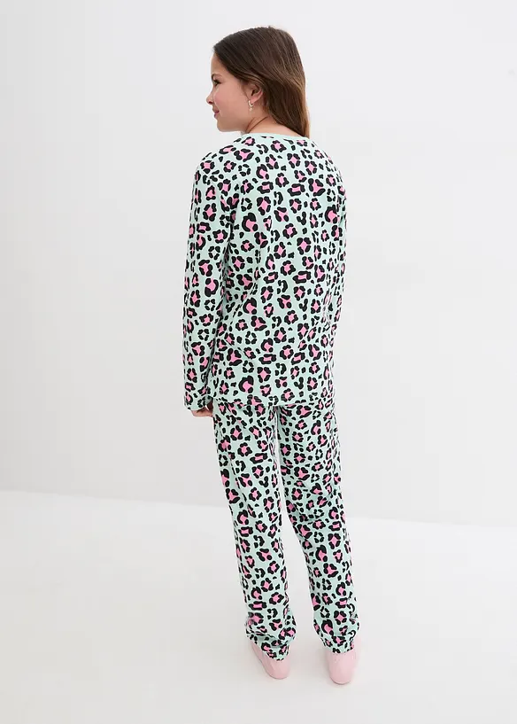 Lot de 2 pyjamas en coton, bonprix
