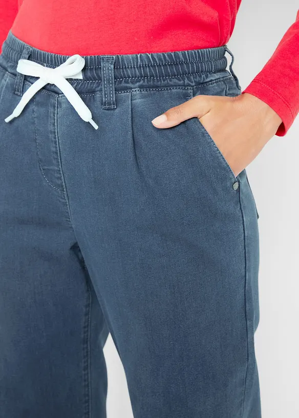 Jean chaud à empiècement taille confortable, bonprix