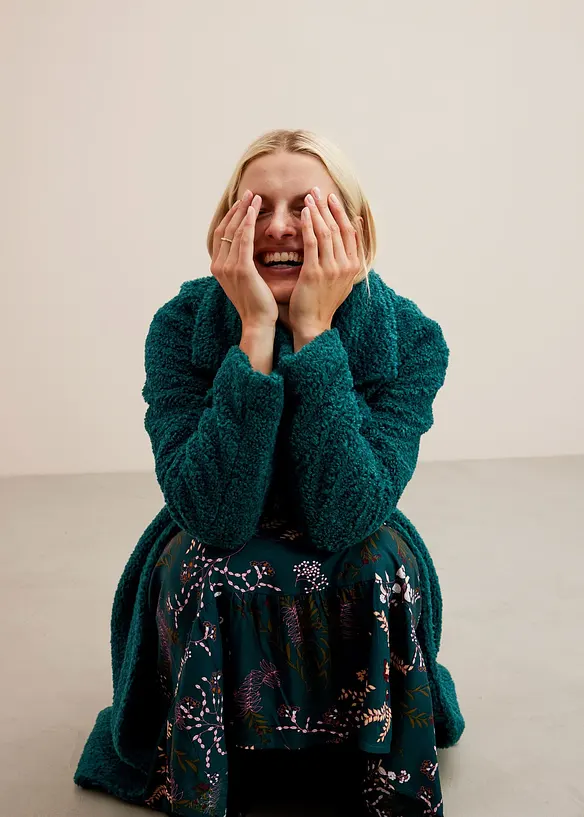 Robe midi 100% viscose, bonprix