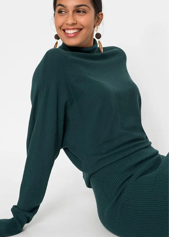 Robe en maille, bonprix