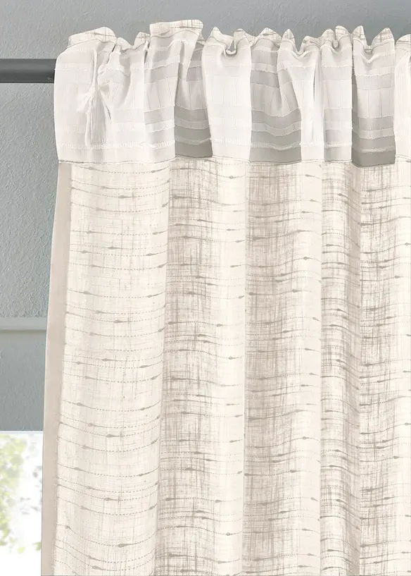 Voilage texturé, différentes tailles (1 pce), bonprix