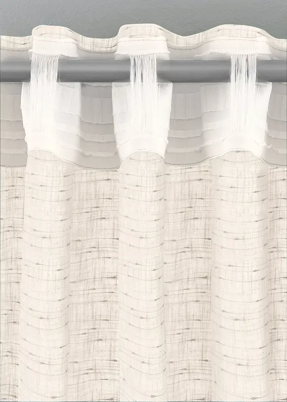 Voilage texturé, différentes tailles (1 pce), bonprix