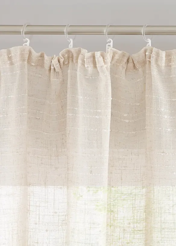 Voilage texturé, différentes tailles (1 pce), bonprix