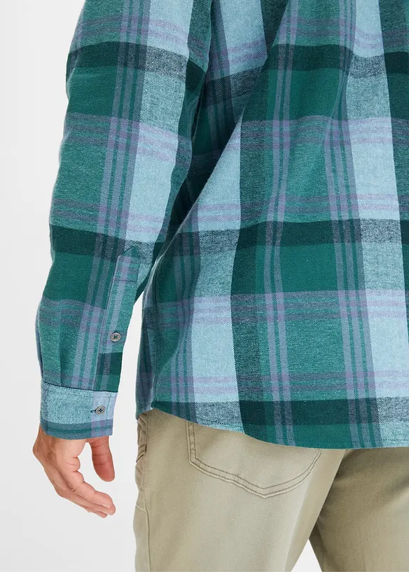 Chemise manches longues en flanelle, bonprix