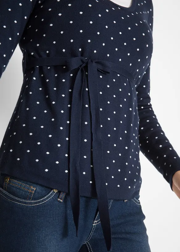 Pull de grossesse et d’allaitement en fine maille, bonprix