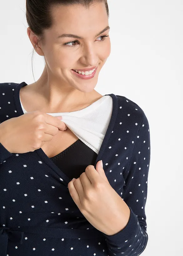 Pull de grossesse et d’allaitement en fine maille, bonprix