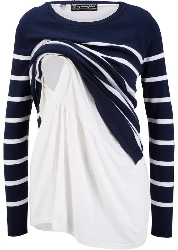 Pull de grossesse et d’allaitement en maille légère, bonprix