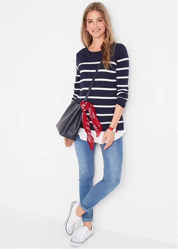 Pull de grossesse et d’allaitement en maille légère, bonprix