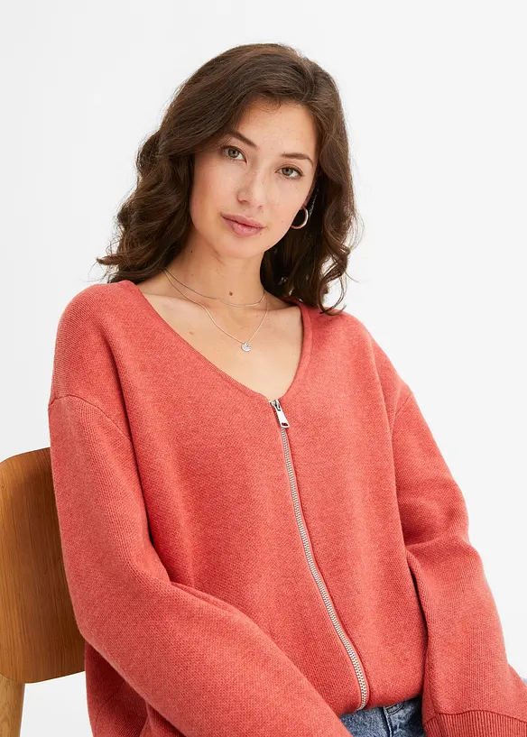 Gilet en maille oversize, bonprix