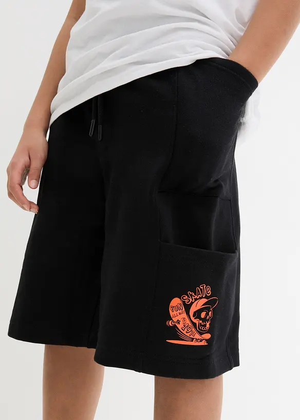 Bermuda sweat garçon en coton, bonprix