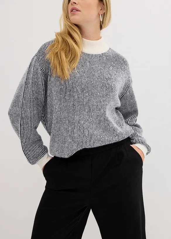 Pantalon large à pinces, bonprix