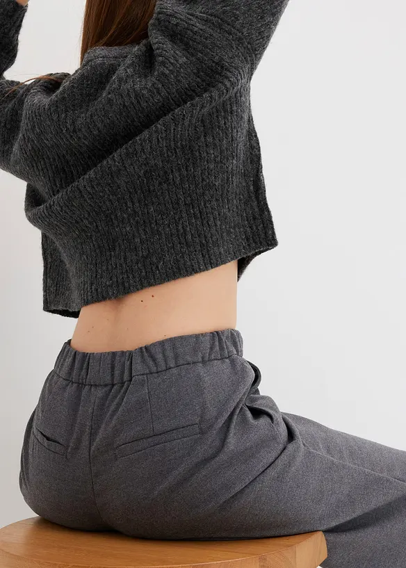 Pantalon large à pinces, bonprix